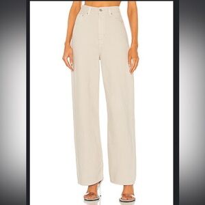 Levi's high Rise Loose wide leg Denim Pants | 29x31 in Mushroom Grey